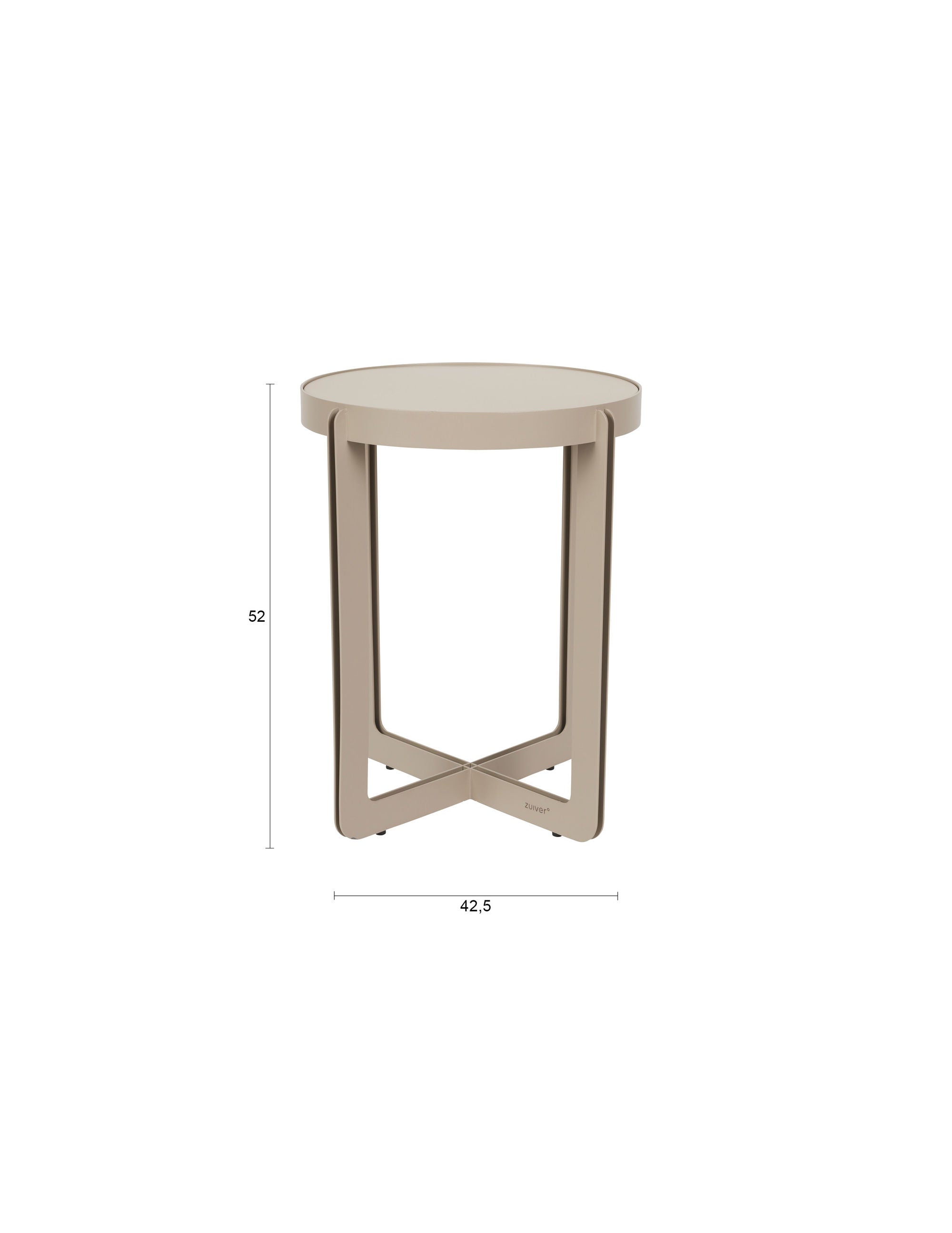 Zuiver Centre Beige Side Table